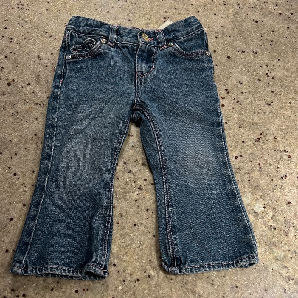 4/$20 Girls Levi’s Strauss Boot Cut Jeans Sz 18mth